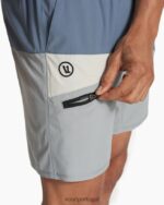 azul claro/aço/vapor short kore colorblock homens Vuori 68NJ8J725 roupas - Image 7