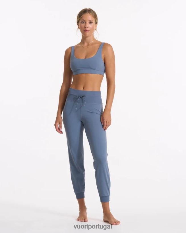 azul claro corredor diário mulheres Vuori 68NJ8J320 roupas - Image 5
