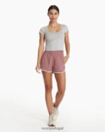bloco de cores marsala Cardiff curto mulheres Vuori 68NJ8J202 roupas - Image 3