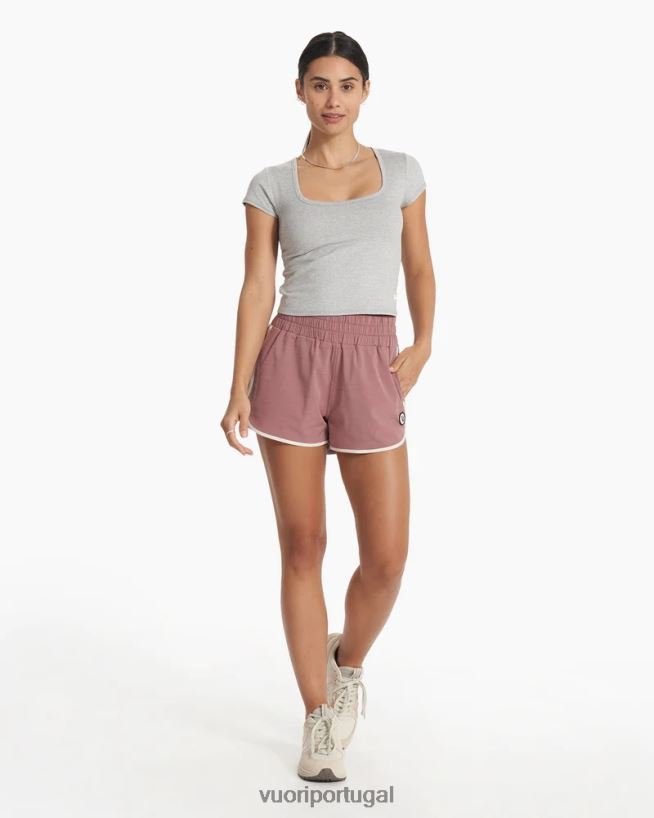 bloco de cores marsala Cardiff curto mulheres Vuori 68NJ8J202 roupas - Image 3