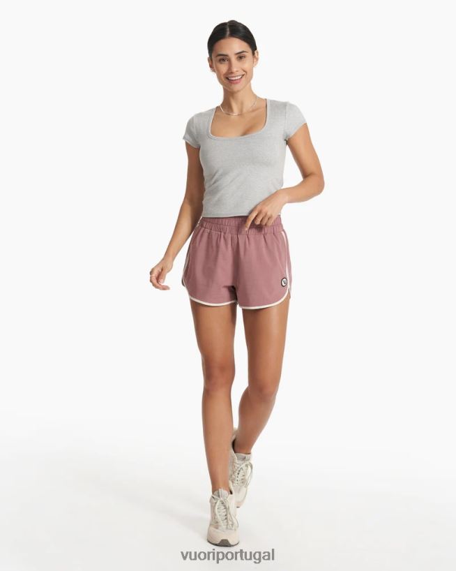 bloco de cores marsala Cardiff curto mulheres Vuori 68NJ8J202 roupas - Image 6