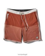 bloco de textura de linho escuro calção de cruzeiro homens Vuori 68NJ8J773 roupas