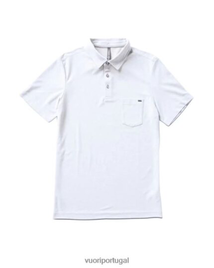 branco ás pólo homens Vuori 68NJ8J521 roupas