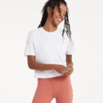 branco camiseta de energia mulheres Vuori 68NJ8J91 roupas