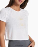 branco camiseta moderna da costa mulheres Vuori 68NJ8J92 roupas - Image 2