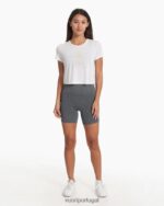 branco camiseta moderna da costa mulheres Vuori 68NJ8J92 roupas - Image 5