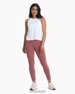 branco topo de energia mulheres Vuori 68NJ8J46 roupas - Image 4