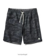 camuflagem preta bancos curtos homens Vuori 68NJ8J653 roupas