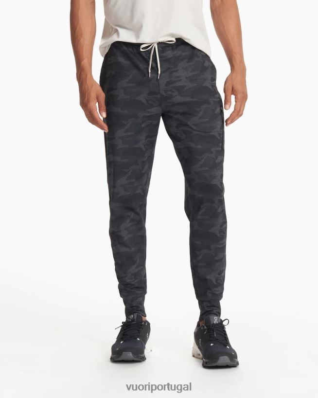 camuflagem preta corredor de desempenho de domingo homens Vuori 68NJ8J866 roupas - Image 2