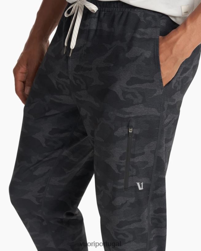 camuflagem preta corredor de desempenho de domingo homens Vuori 68NJ8J866 roupas - Image 3