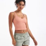 canela clara tanque de colheita de costela mulheres Vuori 68NJ8J74 roupas