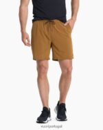 caramelo elevar kore curto homens Vuori 68NJ8J720 roupas - Image 2