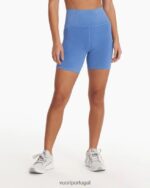 cerúleo lavado curta de estúdio lavada mulheres Vuori 68NJ8J234 roupas