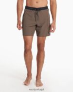 cinza calção de banho de pico homens Vuori 68NJ8J789 roupas - Image 2