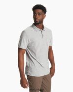 cinza claro ás pólo homens Vuori 68NJ8J520 roupas - Image 2