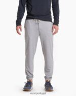 cinza claro claro calça de moletom austin homens Vuori 68NJ8J854 roupas - Image 2