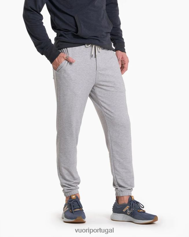 cinza claro claro calça de moletom austin homens Vuori 68NJ8J854 roupas - Image 3