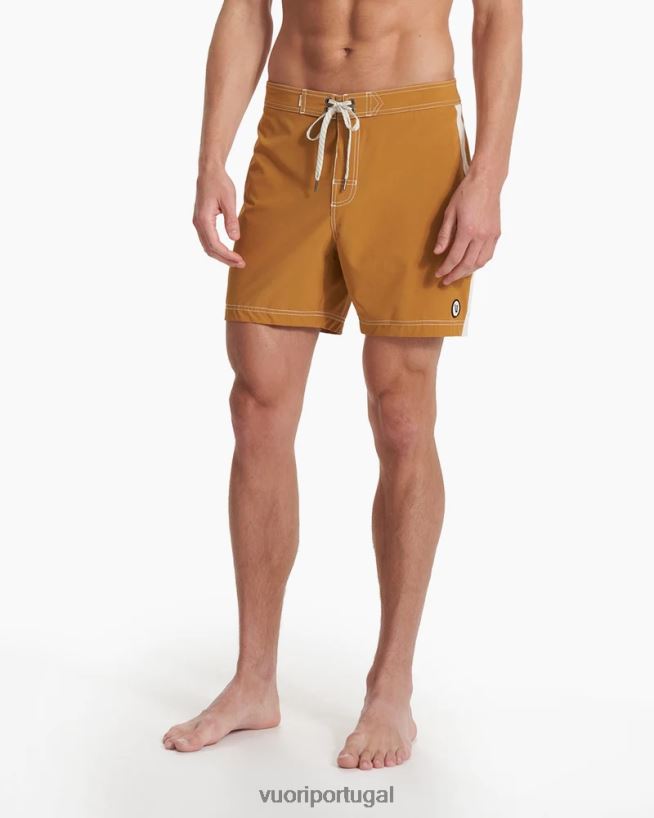 dourado escuro calção de banho porto homens Vuori 68NJ8J769 roupas - Image 2