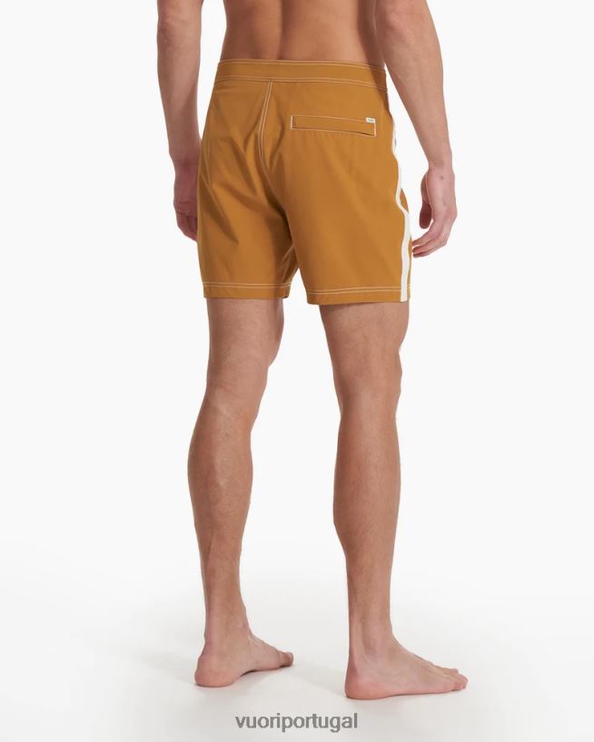 dourado escuro calção de banho porto homens Vuori 68NJ8J769 roupas - Image 4