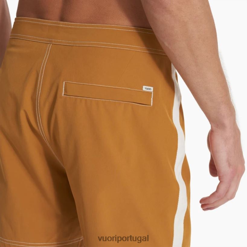 dourado escuro calção de banho porto homens Vuori 68NJ8J769 roupas - Image 6