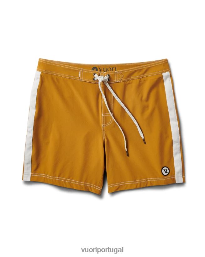 dourado escuro calção de banho porto homens Vuori 68NJ8J769 roupas - Image 1