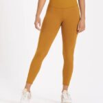 dourado escuro legging estúdio costela mulheres Vuori 68NJ8J285 roupas