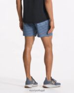 faixa azul claro core curto 5" homens Vuori 68NJ8J671 roupas - Image 5