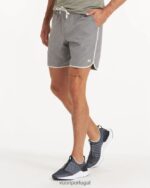 faixa cinza projetada bancos curtos homens Vuori 68NJ8J651 roupas - Image 3