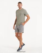 faixa cinza projetada bancos curtos homens Vuori 68NJ8J651 roupas - Image 7
