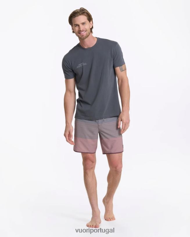 faixa de onda castanha calção de cruzeiro homens Vuori 68NJ8J795 roupas - Image 6