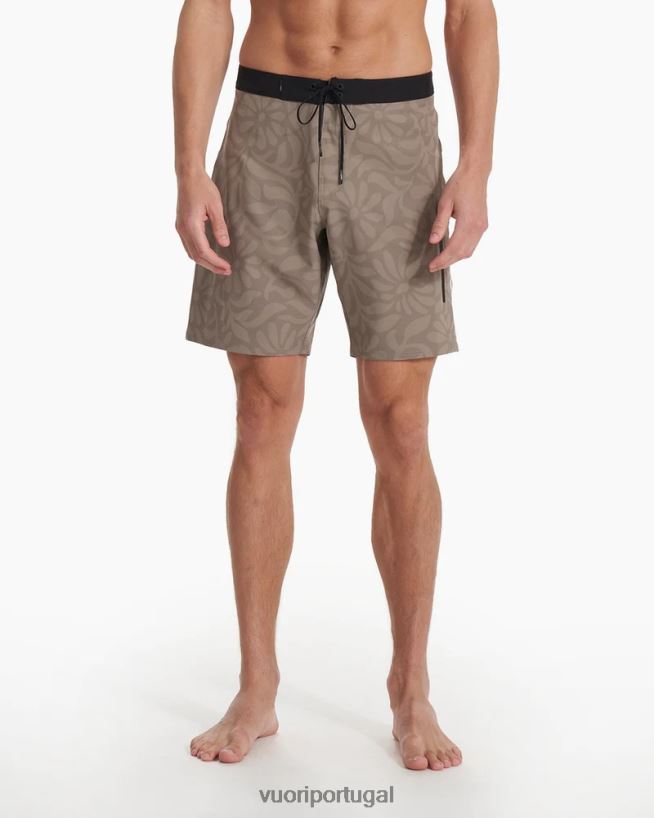 grande samba cinza calção de banho infinito homens Vuori 68NJ8J760 roupas - Image 2