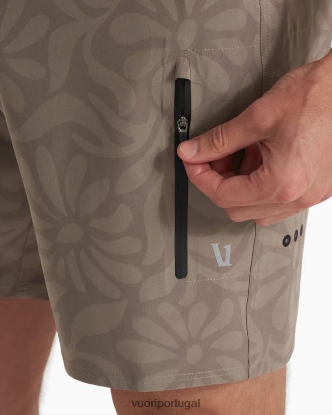 grande samba cinza calção de banho infinito homens Vuori 68NJ8J760 roupas - Image 3