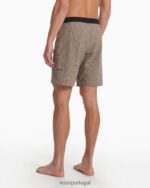grande samba cinza calção de banho infinito homens Vuori 68NJ8J760 roupas - Image 4