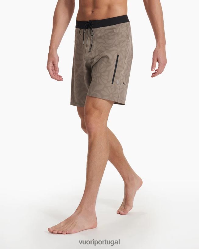 grande samba cinza calção de banho infinito homens Vuori 68NJ8J760 roupas - Image 6