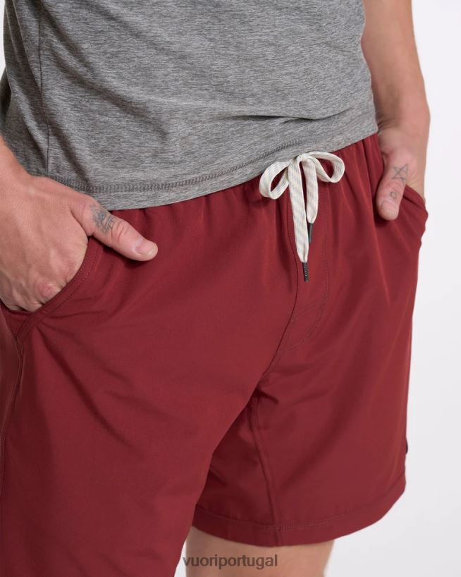 groselha core curto homens Vuori 68NJ8J731 roupas - Image 5
