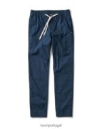 índigo calça ripstop - longa homens Vuori 68NJ8J827 roupas