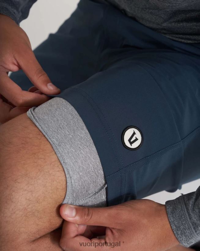 índigo core curto 9" homens Vuori 68NJ8J677 roupas - Image 3