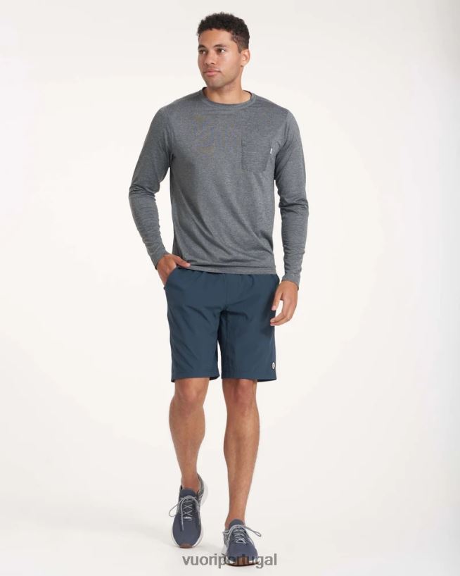 índigo core curto 9" homens Vuori 68NJ8J677 roupas - Image 6
