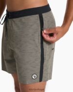 lama de madeira calção de banho de pico homens Vuori 68NJ8J788 roupas - Image 3