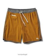 listra dourada escura bancos curtos homens Vuori 68NJ8J739 roupas