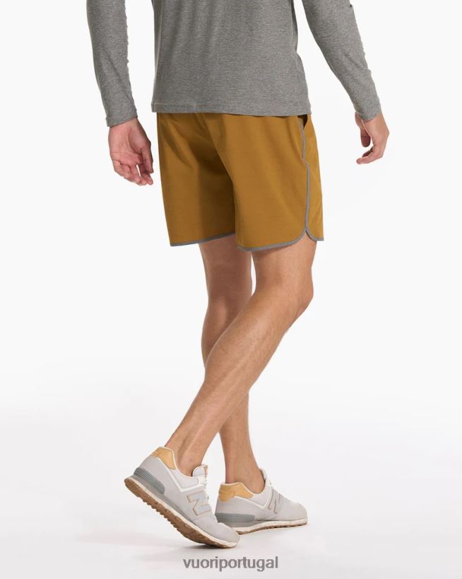 listra dourada escura bancos curtos homens Vuori 68NJ8J739 roupas - Image 5