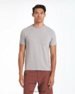 névoa camiseta de tecnologia linear homens Vuori 68NJ8J510 roupas - Image 2