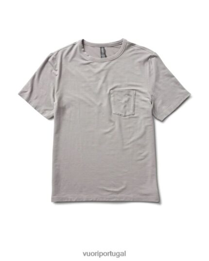 névoa camiseta de tecnologia linear homens Vuori 68NJ8J510 roupas