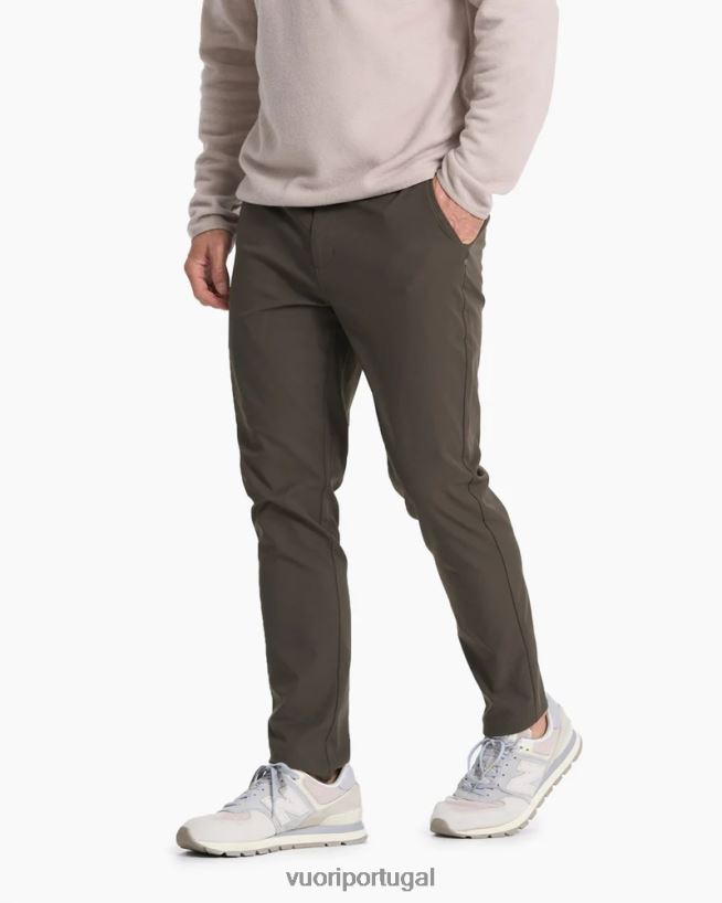 orégano escuro calça chino cascata tech homens Vuori 68NJ8J830 roupas - Image 3