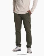 orégano escuro calça chino collins homens Vuori 68NJ8J853 roupas - Image 2