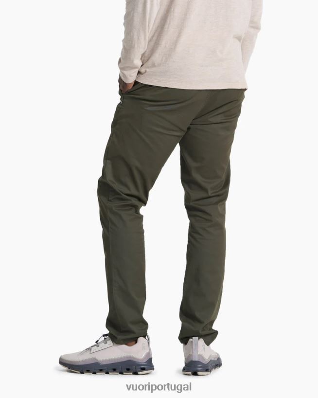 orégano escuro calça chino collins homens Vuori 68NJ8J853 roupas - Image 3