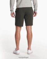 orégano escuro frota curta homens Vuori 68NJ8J655 roupas - Image 4