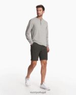 orégano escuro frota curta homens Vuori 68NJ8J655 roupas - Image 5