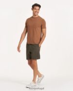 orégano escuro short alpinista técnico homens Vuori 68NJ8J727 roupas - Image 6