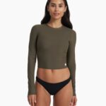orégano tripulação de dunas de manga comprida mulheres Vuori 68NJ8J148 roupas